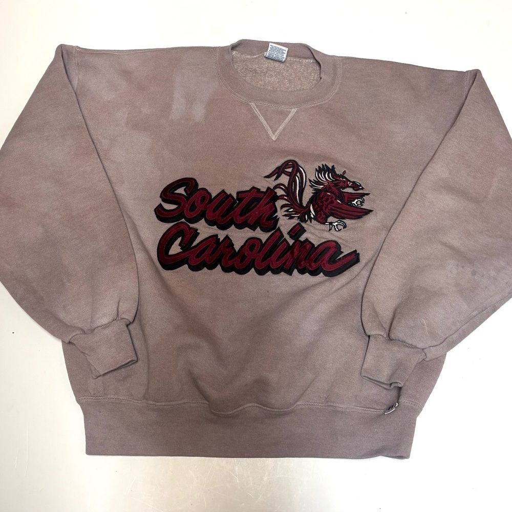 Russell Athletic South Carolina Crewneck Sweater - Brown vintage